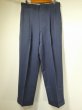 画像1: 50s UNKNOWN TWO TUCK WOOL GABARDINE SLACKS PANTS (1)