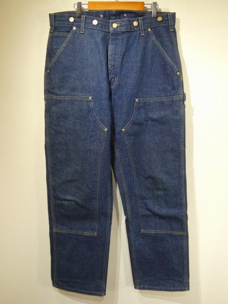 画像1: 00s Carhartt DOUBLE KNEE DENIM PAINTER WORK PANTS  (1)