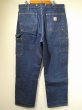 画像2: 00s Carhartt DOUBLE KNEE DENIM PAINTER WORK PANTS  (2)