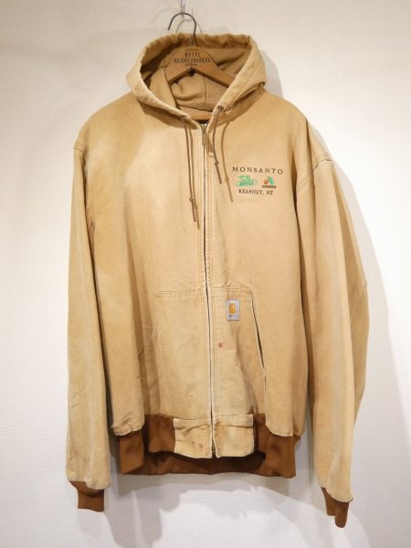 画像1: 80s Carhartt BROWN DUCK ACTIVE JACKET MADE IN USA (1)