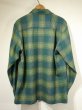 画像2: 60s Penney's TOWNCRAFT Plus GLADATION PLAID WOOL LOOP COLLAR BOX SHIRT (2)