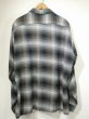 画像2: 60s ARROW CHEVELLA OMBRE SHADOW CHECK RAYON OPEN COLLAR BOX SHIRT L (2)