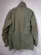 画像2: 60s 1965 US ARMY M-65 COTTON SATEEN OG-107 FIELD JACKET 1ST TYPE ALUMINUM ZIPPER S-R (2)