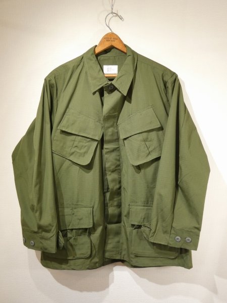 画像1: 60s '69 US ARMY RIP STOP JUNGLE FATIGUE JACKET 5th L-S DEAD STOCK (1)