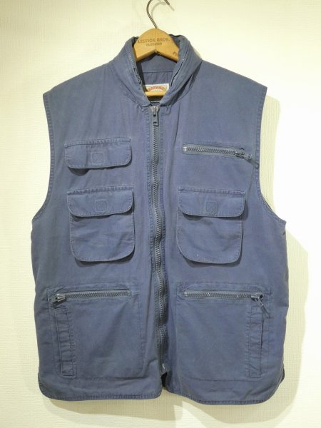 画像1: 80s BANANA REPUBLIC SAFARI HUNTING FISHING DESIGN VEST (1)