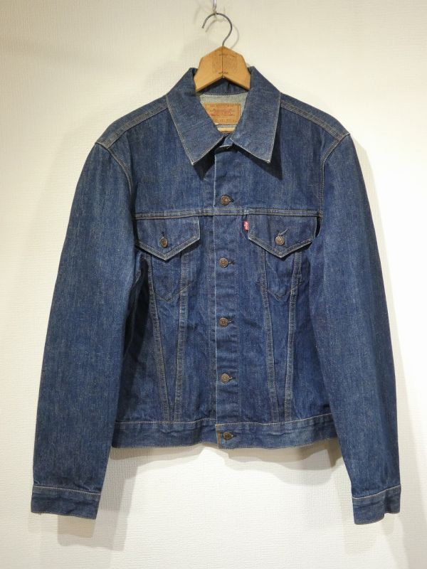 70s Levi's 71205-0127 DARK NAVY DENIM JACKET GJ