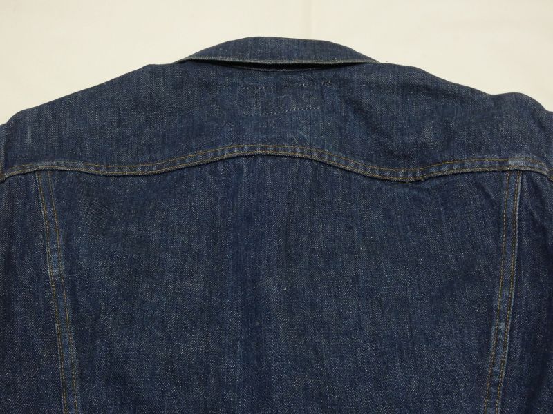 70s Levi's 71205-0127 DARK NAVY DENIM JACKET GJ - RICUR